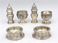 (6) sterling and coin silver salts, to include: a