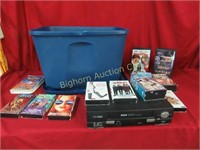 RCA VCR &  Assorted VHS Movies