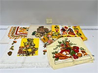 Vintage Kitchen Decor Towels & Oven Mit