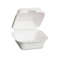 50PC GenpakHarvest Fiber Containers  6 x 6 White