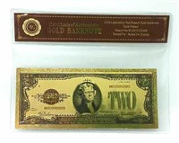 Gold Banknote