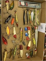 Misc.  wooden and other fishing lures