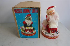 Vintage Musical Santa