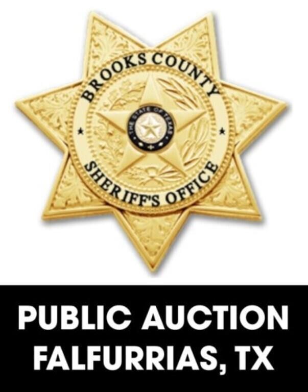 Brooks County Sheriff's Office online auction 6/11/2024