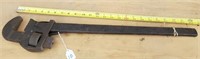 Pipe wrench, vintage,24 inches long