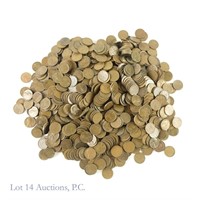 Assorted S-Mint Lincoln Cents (Est. 900)