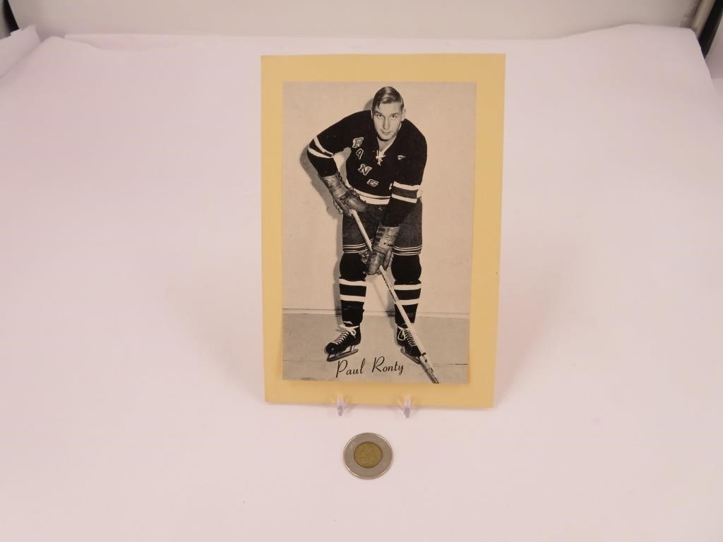 Paul Ronty , 1944/64 BEEHIVE Photo Hockey