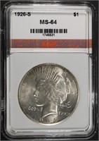 1926-S PEACE DOLLAR AGP CH/GEM BU