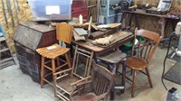 Large lot of scrap and project wood