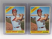 (2) 1966 Topps #103 Dick Groat