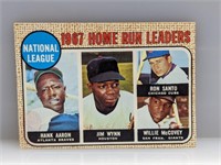 1968 Topps Home Run Ldrs Aaron/McCovey/Santos/Wynn