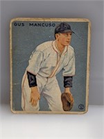 1933 Goudey Gum Gus Mancuso #237 *PAPER LOSS