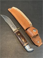 Western USA W66 D Fixed Blade Hunting Knife w/