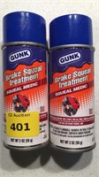 2 cans of brake squeal treatment