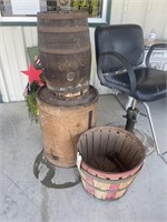 FP - Vintage Barrels & Basket