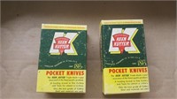 2 Shaplieghs Keen Kutter Pocket Knife Boxes