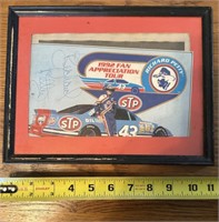 Richard Petty Autograph in frame