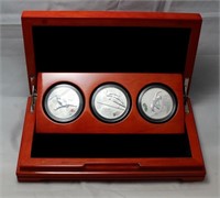 Russia 3 Roubles 2014 Sochi Olympics 3 coin set