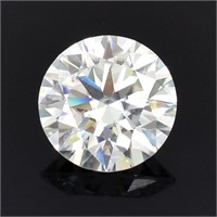 APPR $3900 5.95 Ct Round Moissanite K-L