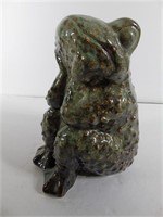 Glazed Ceramic Bumpy Frog