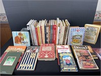 Large collection of cookbooks all types some new,