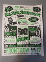 VTG The Front Row All Star Act Add Poster