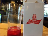 New Budweiser Light Up Beer Glasses