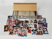 Box Full Of Assorted Nba & Nfl Star Cards