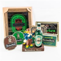 (10) Collection of Heineken Breweriana