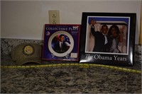 479: The Obamas plate, book, hat