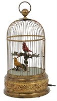 Helvetic French Animated Singing Bird Cage