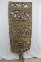 Large African Senufo Carved "Kings Hut" Door