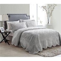 VCNY 3-PIECE BEDSPREAD SET *QUEEN*