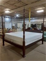 King Four Post Bed 75" wide Posts 87" tall