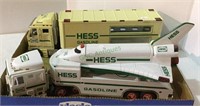 Lot of two Hess trucks includes one with