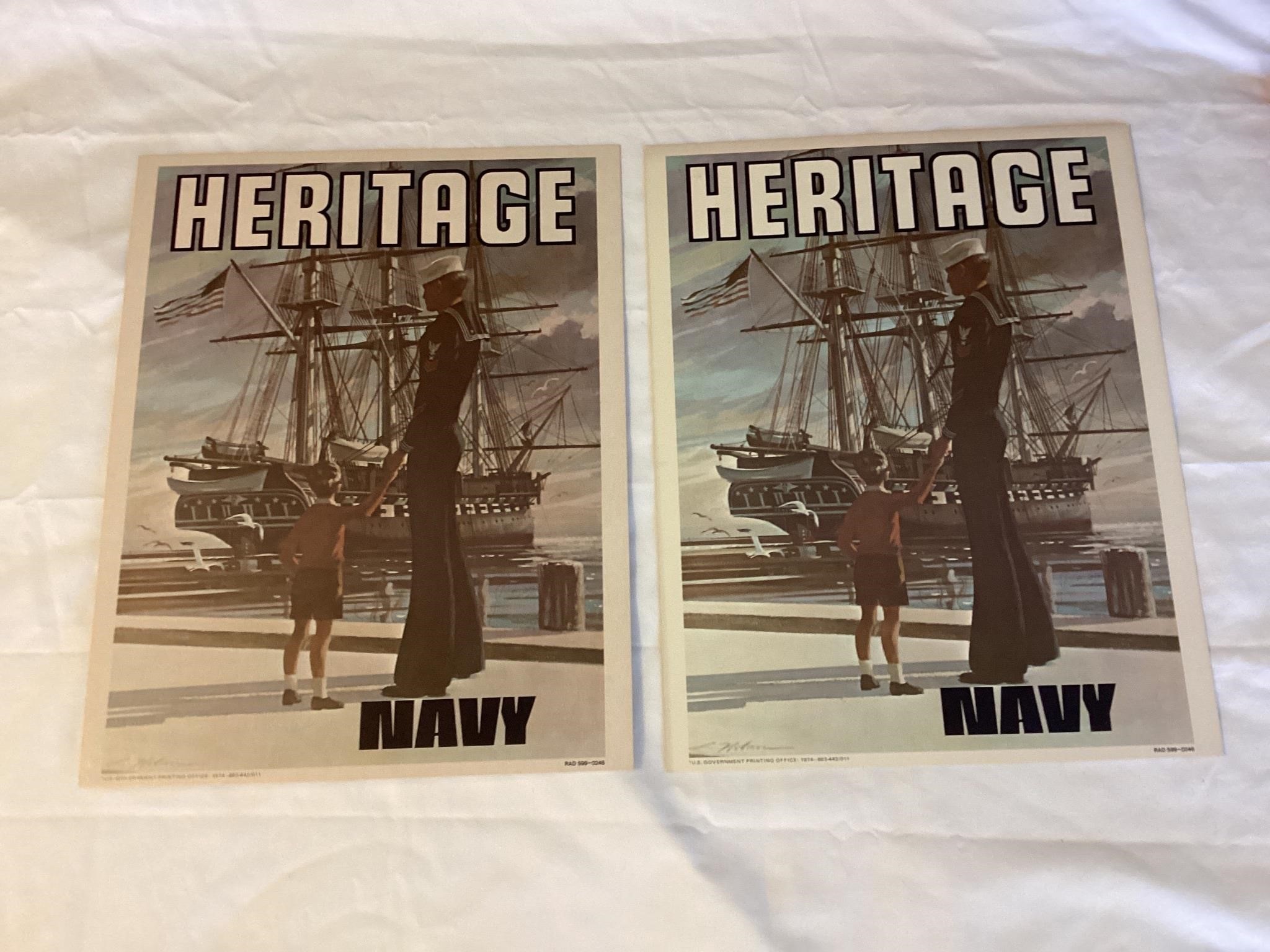 US Navy recruitment posters