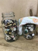 2- Jars of old buttons