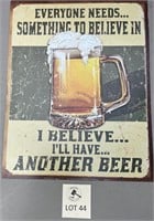 Novelty Beer Sign