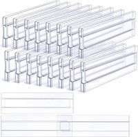 B771 Marsui 18 Pack Clear Drawer Dividers