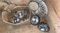 Vintage - headlights - variety of car parts
