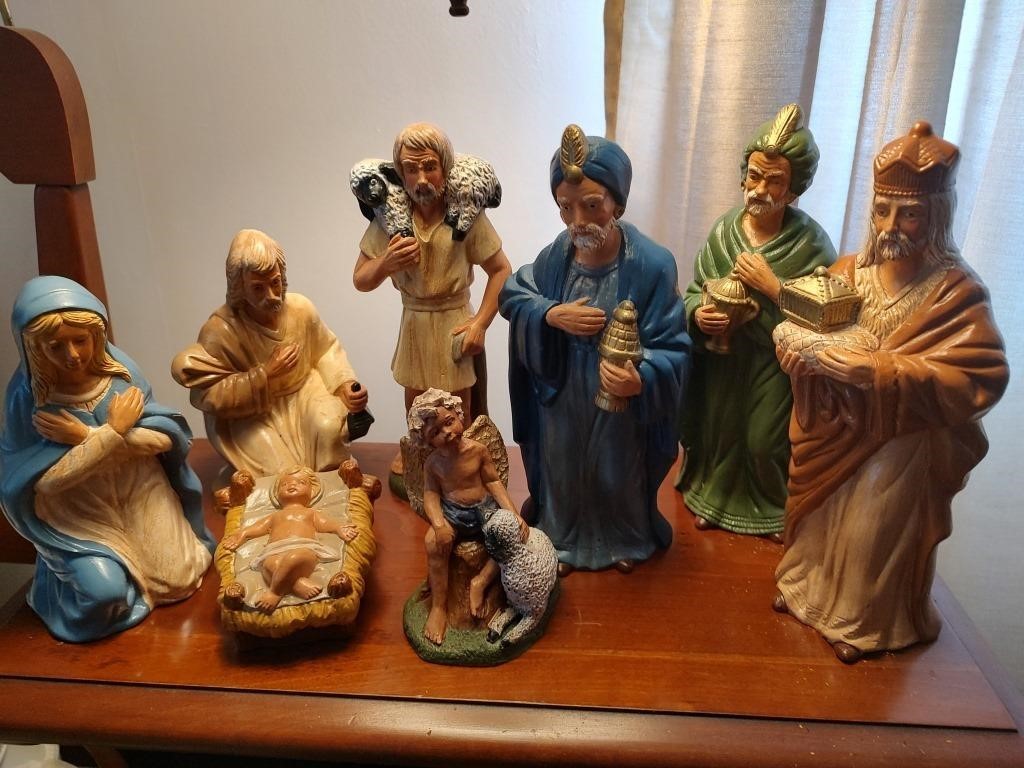 Ceramic Nativity Set by BJ Phillips