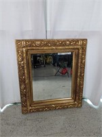 (1) Vintage Gold Framed Mirror