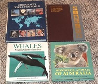 WHALES, ANIMALS OF AUSTRALIA, AND CHILDCRAFT