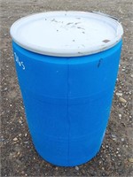1-- Plastic 55 Gallon Barrel