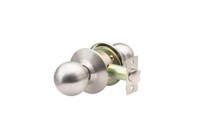 Global door controls brushed chrome door knob