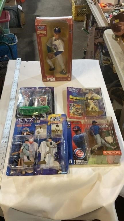 Sports superstar collectibles.