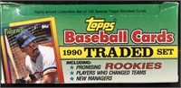 1990 TOPPS BASEBALL CARDS TRADED SET INCLUDING ROO