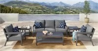 At Leisure - 6 Piece Wicker Seating Set (In Box)