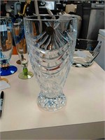 Large Cristal d'arques cut vase