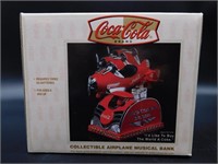 COCA-COLA COLLECTIBLE AIRPLANE MUSICAL BANK